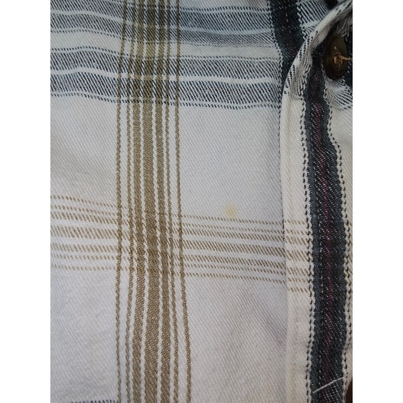 Eddie Bauer Men's Plaid Flannel Shirt Long Sleeve Button Up Outdoor Size Medium - Picture 6 of 8